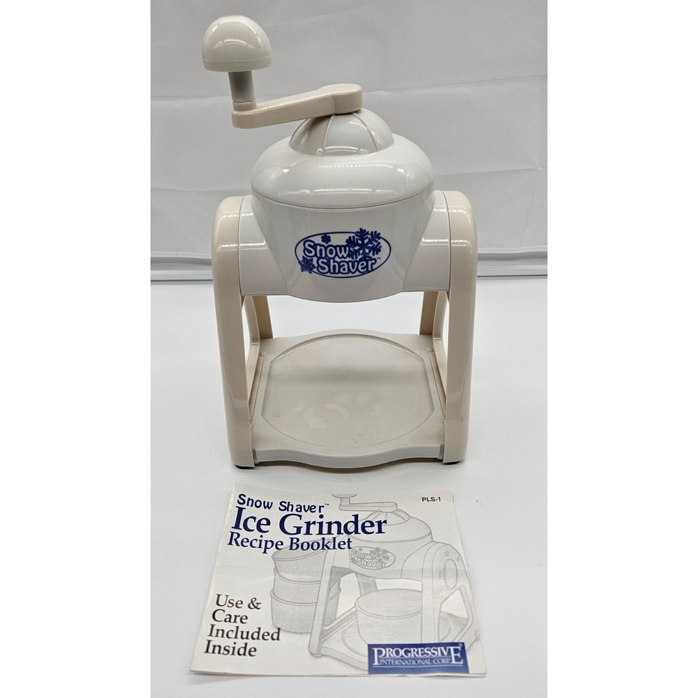 White Ice Grinder - Manual Snow Cone Maker